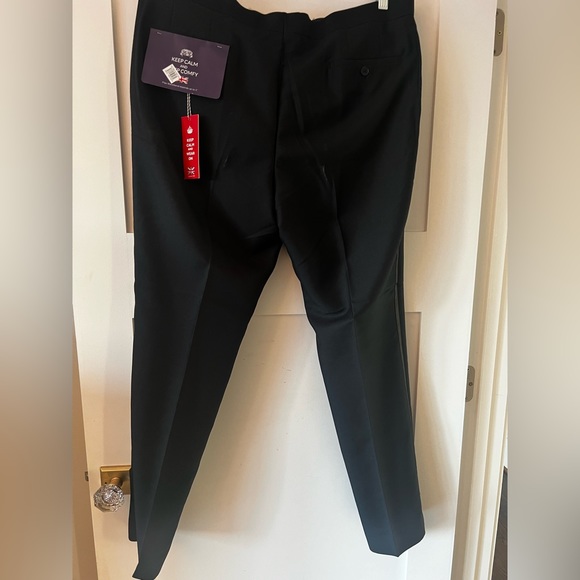 Never worn Seville Row black tuxedo pant. - Picture 2 of 3